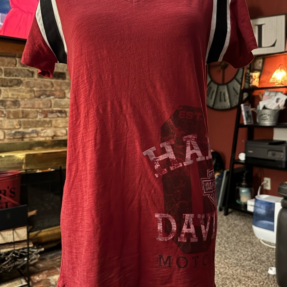 Harley-Davidson Red Short Sleeve Tee